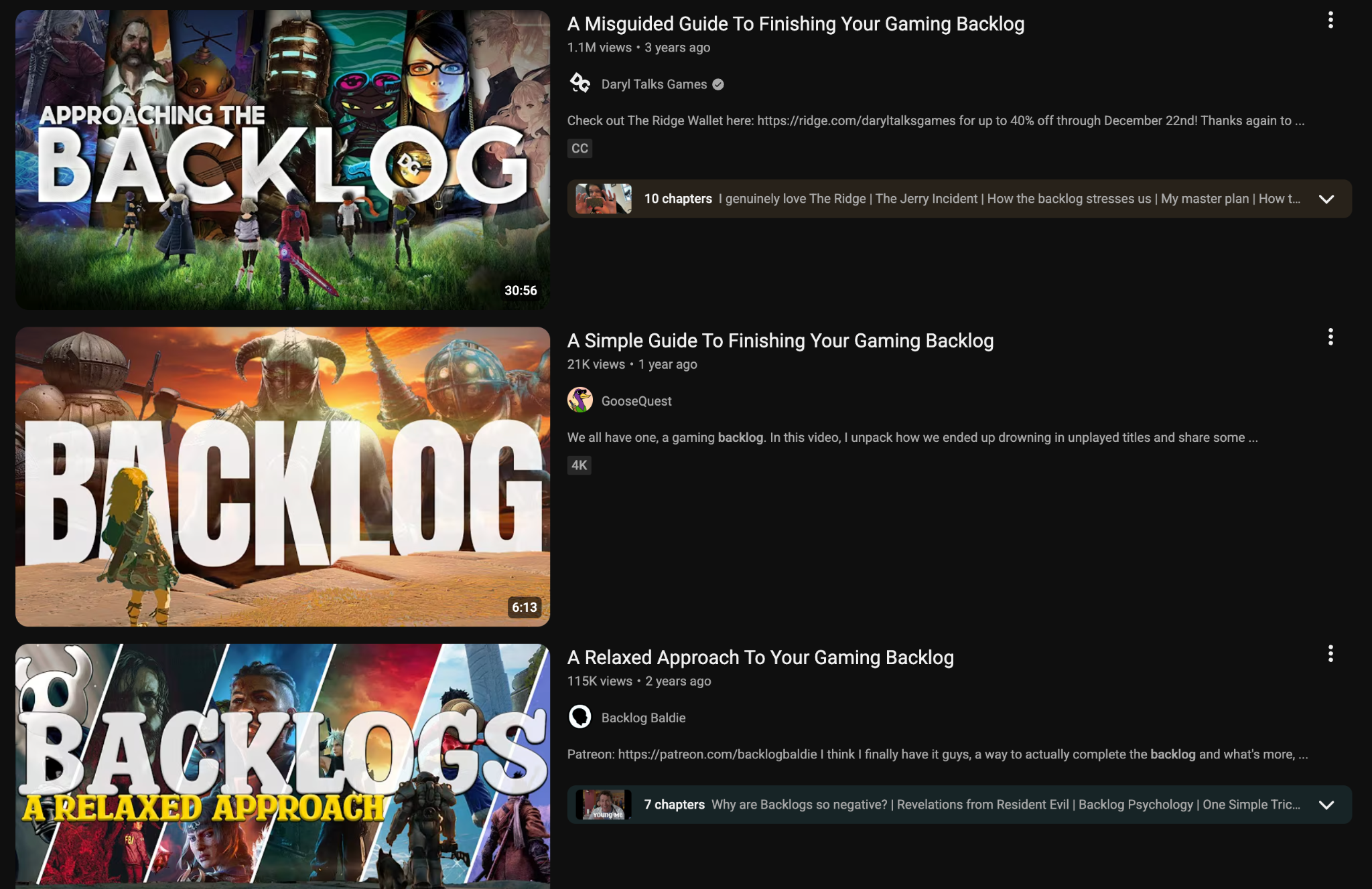 THE TYRANNY OF BACKLOGS